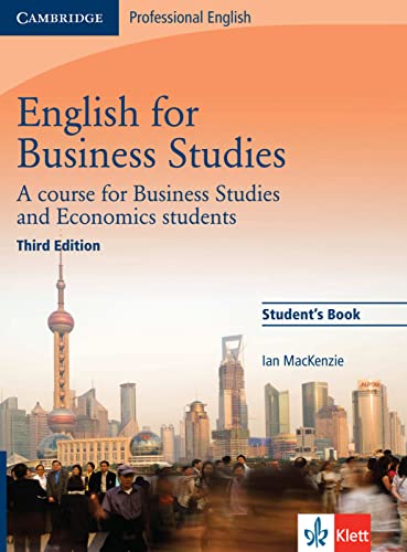 English for Business Studies C1, 3rd edition: Student’s Book